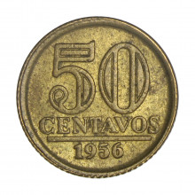 V-254 50 Centavos 1956 MBC