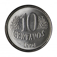 10 Centavos 1994 SOB/FC