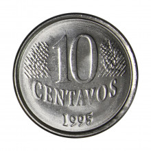 10 Centavos 1995 SOB/FC