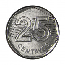 25 Centavos 1995 SOB/FC