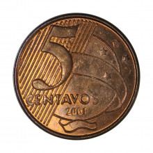 5 Centavos 2001 SOB