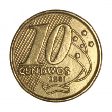 10 Centavos 2001 MBC+