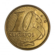 10 Centavos 2001 SOB