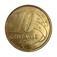 10 Centavos 2005 SOB/FC