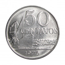 V-314 50 Centavos 1976 SOB/FC