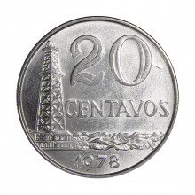 V-309 20 Centavos 1978 SOB/FC