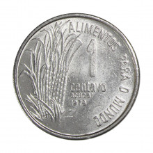 Moeda V-328 1 Centavo 1978 FC FAO Aço Inoxidável Ø17mm 1,7gr.
