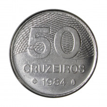 V-371 50 Cruzeiros 1984 SOB/FC Plano Piloto de Brasília