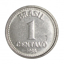 V-382 1 Centavo 1988 SOB/FC Data Difícil