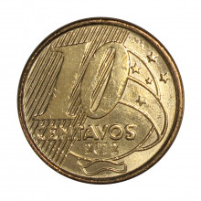 10 Centavos 2012 SOB/FC *