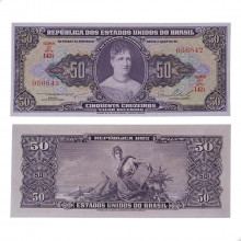 C-090 50 Cruzeiros 1954 SOB/FE Série:142