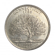 Quarter Dollar 1999 D FC Connecticut