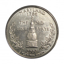 Quarter Dollar 2000 P SOB/FC Maryland