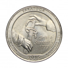 Quarter Dollar 2015 P SOB/FC New York: Saratoga