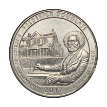 Quarter Dollar 2017 P SOB District of Columbia: Frederick Douglass