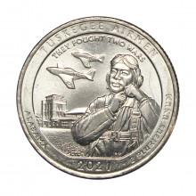 Quarter Dollar 2021 P FC Alabama: Tuskegee Airmen