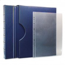 Álbum de Luxo Azul 10 Folhas para 10 Cédulas 3BZN G