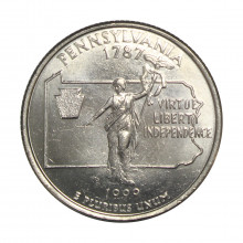 Quarter Dollar 1999 D FC Pennsylvania