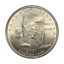 Quarter Dollar 2001 P FC New York