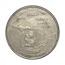 Quarter Dollar 2004 P MBC Michigan