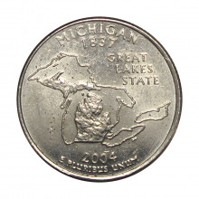 Quarter Dollar 2004 D SOB Michigan