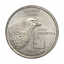 Quarter Dollar 2007 P MBC+ Idaho