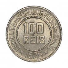 V-079 100 Réis 1925 MBC/SOB