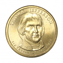 1 Dollar 2007 P SOB/FC Thomas Jefferson 3rd
