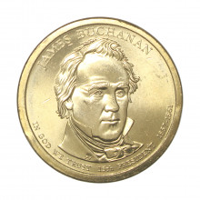 1 Dollar 2010 P FC James Buchanan 15th