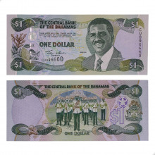 P#69 1 Dollar 2001 FE Bahamas América