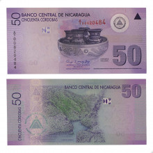 P#203a 50 Córdobas 2007 FE Nicarágua América
