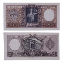P#263b.1 1 Peso 1956 SOB+ Argentina América