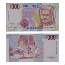 P#114b 1000 Lire 1994 SOB+ Itália Europa