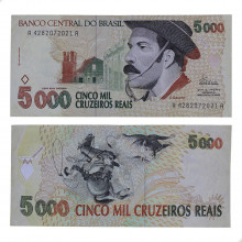C-239 5000 Cruzeiros Reais 1993 MBC+