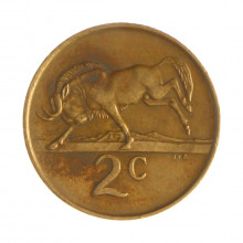 Km#83 2 Cents 1988 MBC África do Sul África Bronze 22.45(mm) 4(gr)