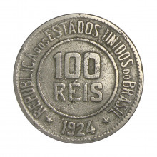 V-078 100 Réis 1924 BC/MBC