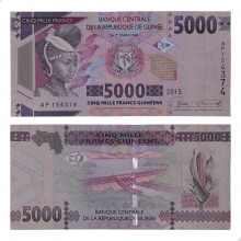 P#49 5000 Francs 2015 FE Guiné  África