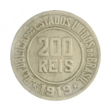 V-091 200 Réis 1919 BC/MBC