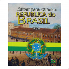 Álbum para Cédulas República do Brasil - Real