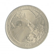 Quarter Dollar 2015 P MBC North Carolina: Blue Ridge Parkway