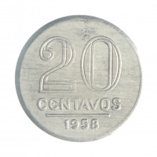 V-265 20 Centavos 1958 SOB *