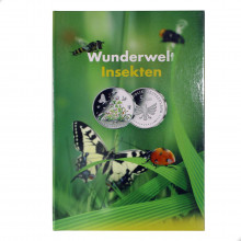 Álbum de moedas "Wunderwelt Insects" para nove moedas de 5 euros