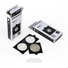 Coins Holder Porta Moedas Preto Autocolante Leuchtturm 20mm