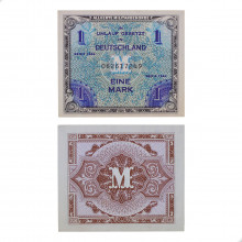 P#192a 1 Mark 1944 Letra F SOB/FE Alemanha Europa