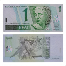 Cédula C-254 1 Real 2003 SOB/FE - Antônio Palocci Filho / Henrique C. Meirelles
