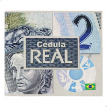 Folder Encarte para Cédula de 2 Reais Descritivo