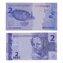 Cédula C-339 JC 2 Reais 2022 SOB/FE - Paulo Roberto N. Guedes / Roberto Campos Neto