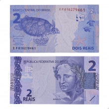 Cédula C-336 EF 2 Reais 2017 FE - Henrique de C. Meirelles / Ilan Goldfajn