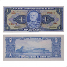 Cédula C-011 1 Cruzeiro 1955 SOB/FE
