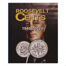 Álbum para Moedas Roosevelt Cents 1946 a 2029